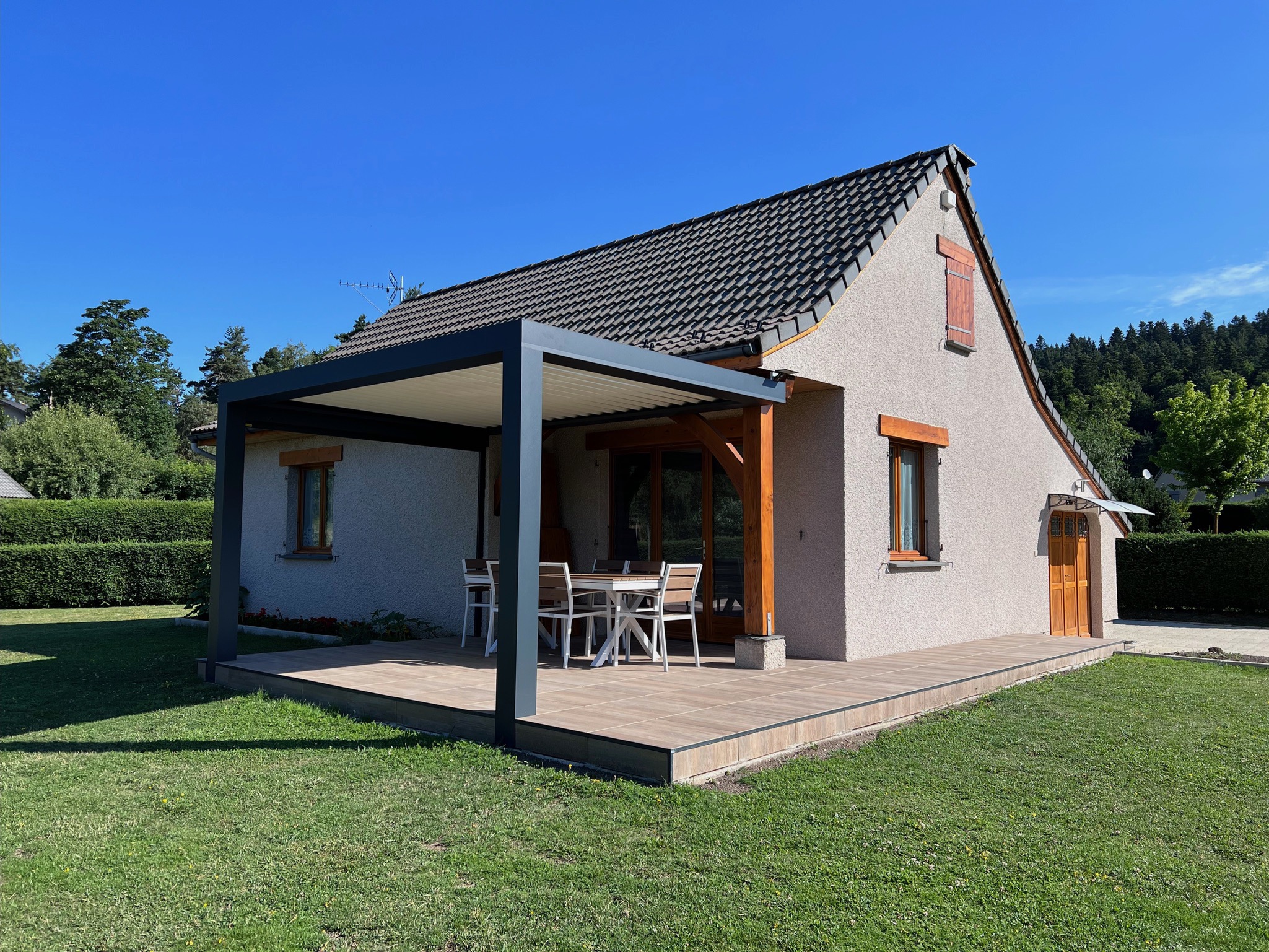 Réaménagement d’une terrasse avec une pergola